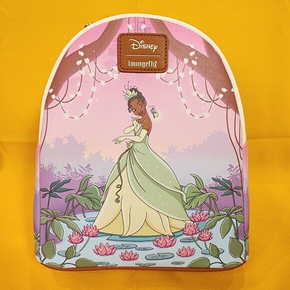 Loungefly Disney The Princess And The Frog Tiana Bayou Sunset Mini Backpack NEW main image 10